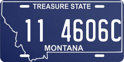 MT license plate 114606C