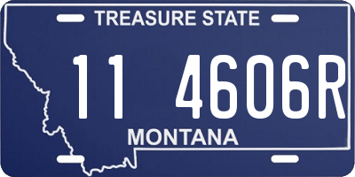 MT license plate 114606R