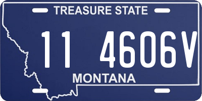 MT license plate 114606V