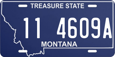 MT license plate 114609A