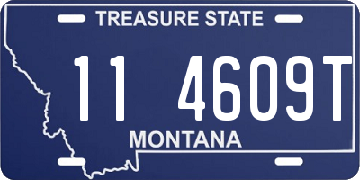 MT license plate 114609T