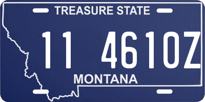 MT license plate 114610Z