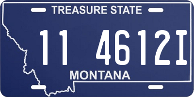 MT license plate 114612I