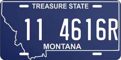 MT license plate 114616R