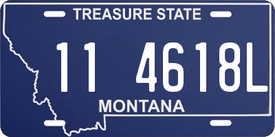 MT license plate 114618L