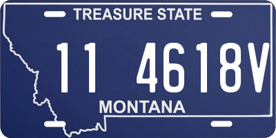 MT license plate 114618V