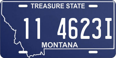 MT license plate 114623I