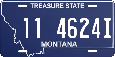 MT license plate 114624I
