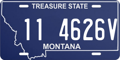 MT license plate 114626V