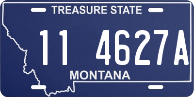 MT license plate 114627A