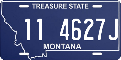 MT license plate 114627J