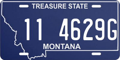 MT license plate 114629G