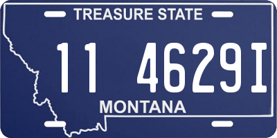 MT license plate 114629I