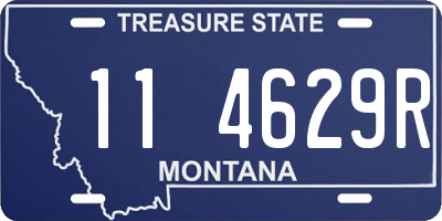 MT license plate 114629R