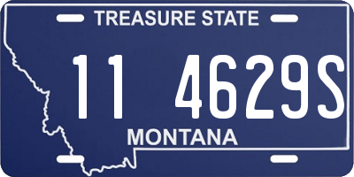 MT license plate 114629S