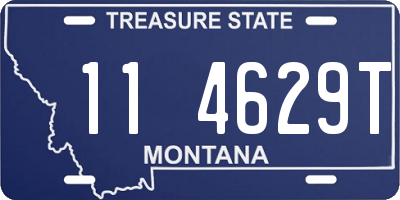 MT license plate 114629T