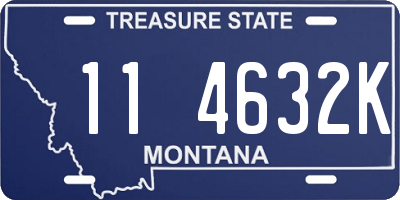 MT license plate 114632K