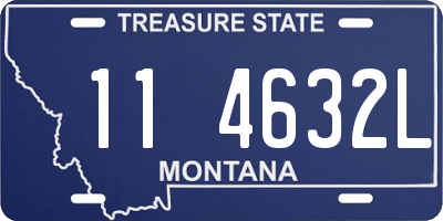 MT license plate 114632L