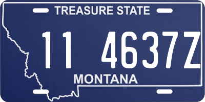 MT license plate 114637Z