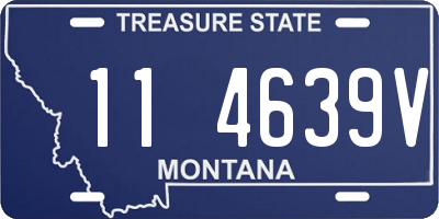 MT license plate 114639V