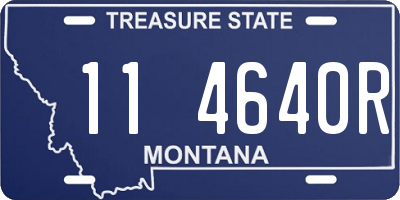 MT license plate 114640R