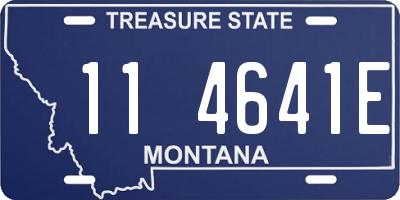 MT license plate 114641E