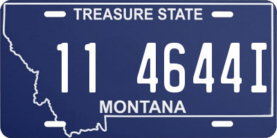 MT license plate 114644I