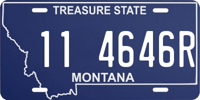 MT license plate 114646R