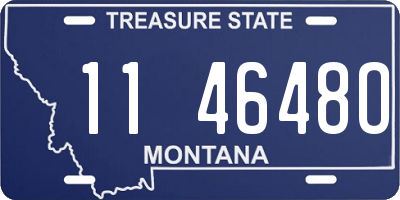 MT license plate 114648O