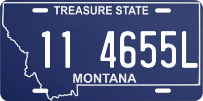 MT license plate 114655L