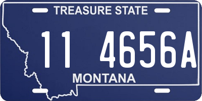 MT license plate 114656A