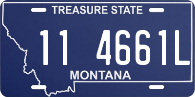 MT license plate 114661L