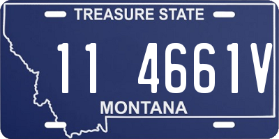 MT license plate 114661V