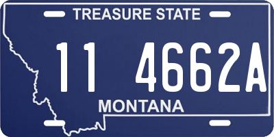 MT license plate 114662A