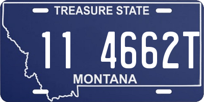 MT license plate 114662T