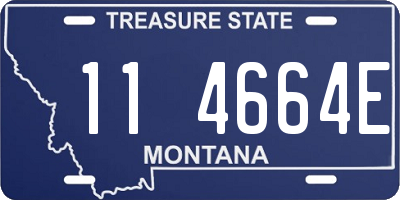 MT license plate 114664E