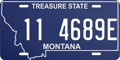 MT license plate 114689E