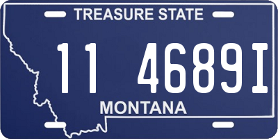 MT license plate 114689I