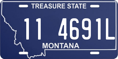 MT license plate 114691L