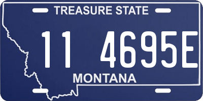 MT license plate 114695E