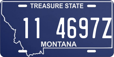 MT license plate 114697Z