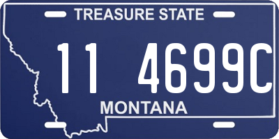 MT license plate 114699C