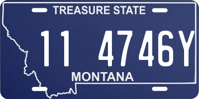 MT license plate 114746Y