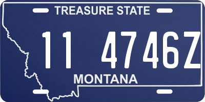 MT license plate 114746Z