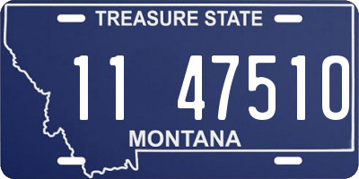 MT license plate 114751O