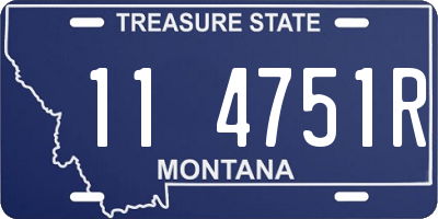 MT license plate 114751R