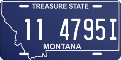 MT license plate 114795I