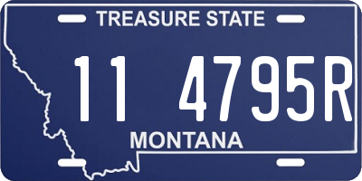 MT license plate 114795R