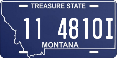 MT license plate 114810I