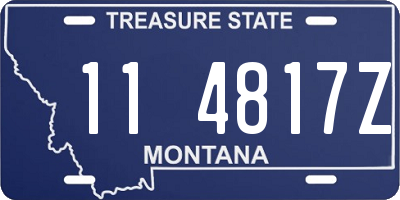 MT license plate 114817Z